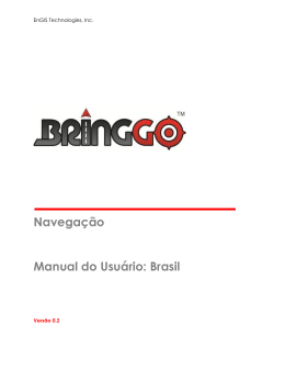 Navegação Manual do Usuário: Brasil