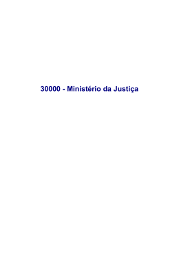 30000 - Ministério da Justiça