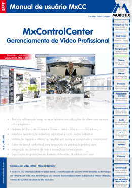 120/404 Manual de usuário MxCC: Utilização do MxControlCenter