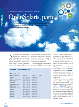 OpenSolaris, parte 4