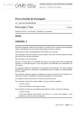 1.ª fase - Porto Editora