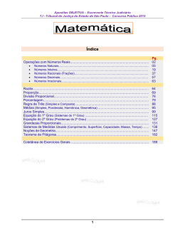 Matemática - Apostilas Para Concursos Públicos