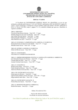 Edital nº 16/2014 - Concursos Públicos