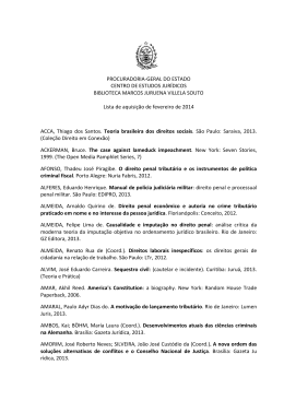Lista de aquisição de fevereiro de 2014