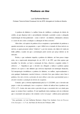 Penhora on line - Ordem dos Advogados do Brasil