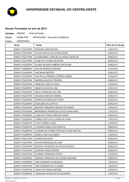 formados pnv lista oficial - Universidade Estadual do Centro