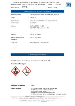 ficha de informação de segurança de produtos químicos - fispq