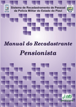 Pensionista - Governo do Estado do Piauí