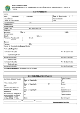 PDF dos Formulários