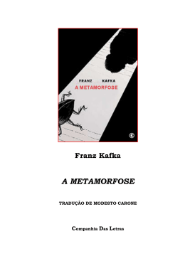 Franz Kafka - A Metamorfose [Versão Pt