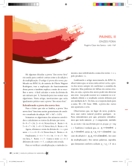 ainel 2 - Onzes fora - Revista Professor de Matemática