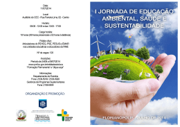 I Jornada de Educação Ambiental, Saúde e Sustentabilidade