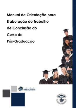 Manual de TCC – Graduação