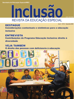 Revista Inclusão nº 3 - Ministério da Educação