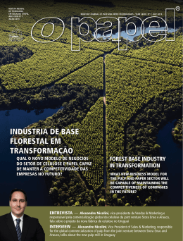 indústria de base florestal em transformação