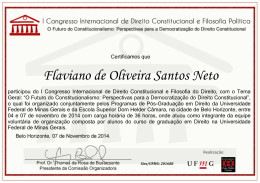 Flaviano de Oliveira Santos Neto - II Congresso Internacional de