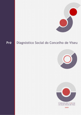 Diagnóstico Social do Concelho de Viseu Pré