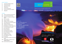 Conference flyer - DAM WORLD CONFERENCE