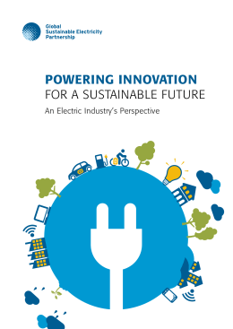 POWERING INNOVATION - Global Sustainable Electricity Partnership