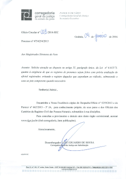 001/2014 - Tribunal de Justiça do Estado de Goiás