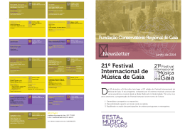 21º Festival Internacional de Música de Gaia