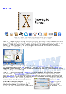 Mac OS X v10.2 O Mac OS X v10.2 é um gênero diferente de