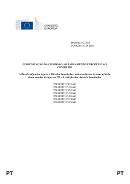 COMISSÃO EUROPEIA Bruxelas, 9.3.2015 COM(2015) 120 final