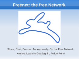 Freenet: the free Network