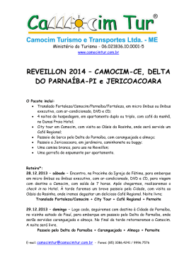 REVEILLON 2014 – CAMOCIM-CE, DELTA DO