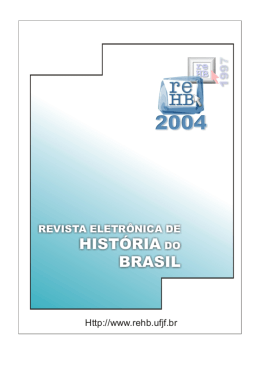 revista eletrônica de história do brasil