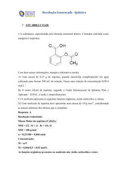 Química UFU 2008-2