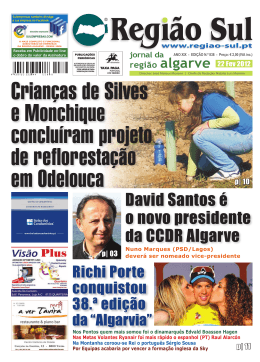 David Santos é o novo presidente da CCDR Algarve