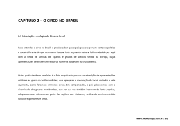 CAP. 2 - O CIRCO NO BRASIL - Dentro e Fora dos Picadeiros