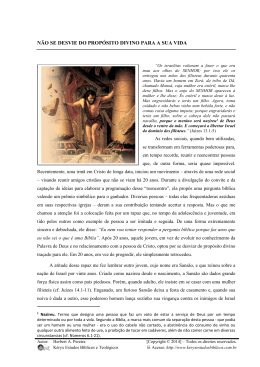 08/03/2014 - Kéryx - Estudos Bíblicos e Teológicos
