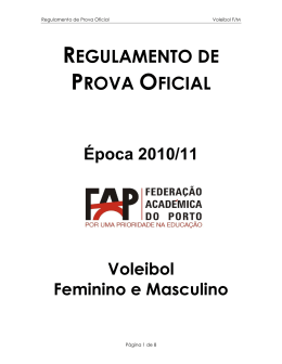 RPO Voleibol - Federação Académica do Porto