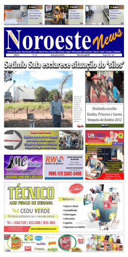 20/07/2012 - Jornal Noroeste News
