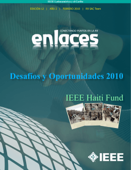 Desafíos y Oportunidades 2010 IEEE Haiti Fund