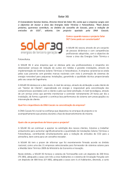 Solar 3G - DNA Cascais
