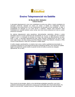 Ensino Telepresencial via Satélite