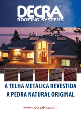 agora - Decra Roofing Systems