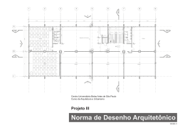 Norma de Desenho Arquitetônico - Centro Universitário Belas Artes