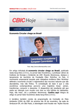 Economia Circular chega ao Brasil