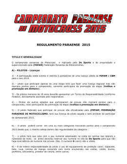 regulamento campeonato paraense 2015