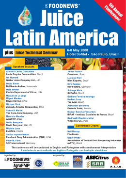 plus Juice Technical Seminar - Asociación de Empresas de