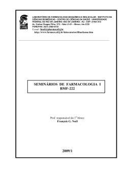 Roteiros dos Seminários (arquivo PDF) - ICB