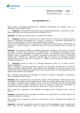 Número da Licitação Folha CO.DAQ.G.0007.2012 1 / 2