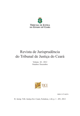 Revista de Jurisprudência do Tribunal de Justiça do Ceará