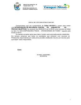 comunicado 29/05/2015 - Futura Assessoria Municipal