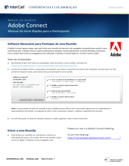 Adobe Connect - Conferências