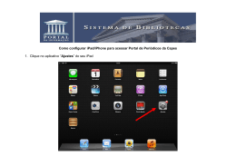 Como acessar o Portal da Capes pelo iPad e iPhone